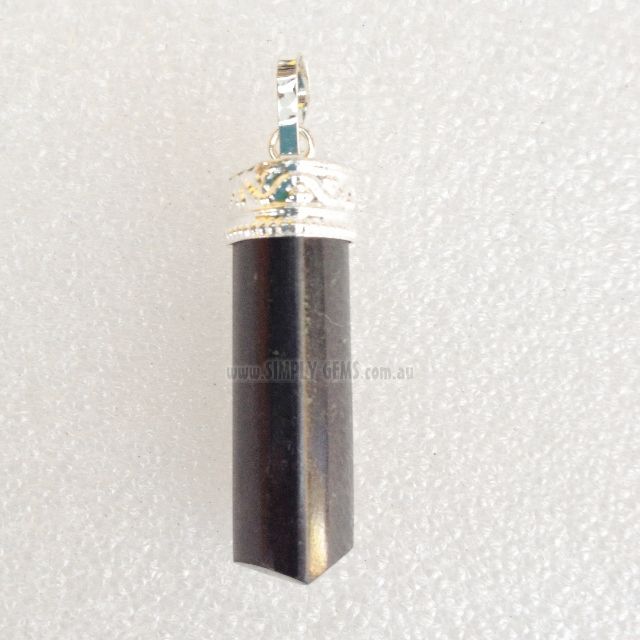 Black Tourmaline - Cap Point Pendant Black Tourmaline - Cap Point Pendant